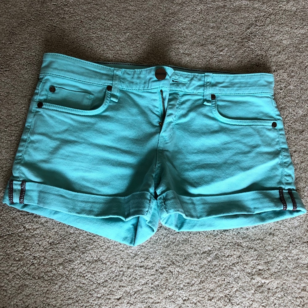Sanctuary Anthro Teal Shorts